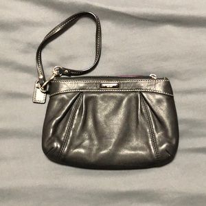 Black Coach Wristlet